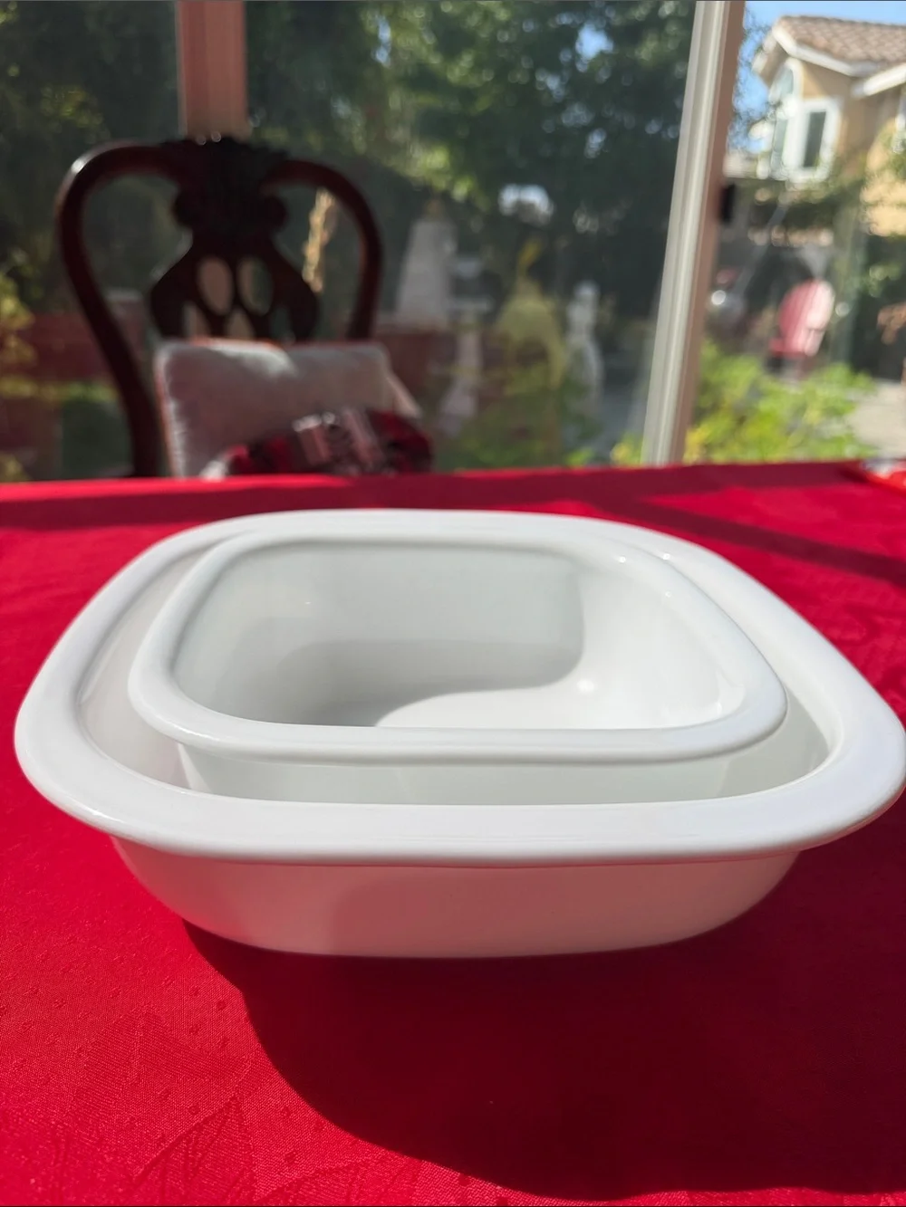 1.5 qt & 2.5 qt Discontinued Corningware Simply Lite Nesting Bowls - Set of 2